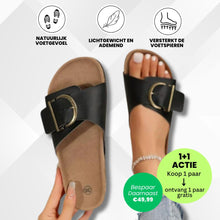Afbeelding in Gallery-weergave laden, OrthoMia - Pijnsverlichtende kurk sandalen met bandjesontwerp voor dames – Speciale Actie 1+1 Gratis