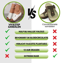 Afbeelding in Gallery-weergave laden, VivaStep sandalen - Ergonomische en antislip sandalen voor pijnverlichting – Speciale Actie 1+1 Gratis