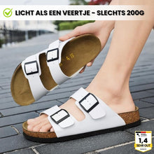 Afbeelding in Gallery-weergave laden, FeelFree - ergonomische en antislip kurken sandalen