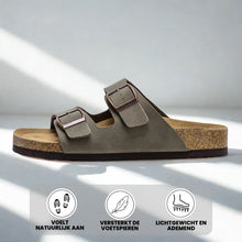 Afbeelding in Gallery-weergave laden, FeelFree - ergonomische en antislip kurken sandalen