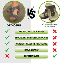 Afbeelding in Gallery-weergave laden, OrthoSun - Ergonomische pijnverlichtende sandalen – Speciale Actie 1+1 Gratis