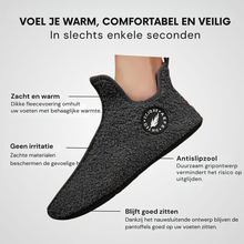 Afbeelding in Gallery-weergave laden, Orthoslipper – Warme Fleece Pantoffels met Anti-Slip Zool