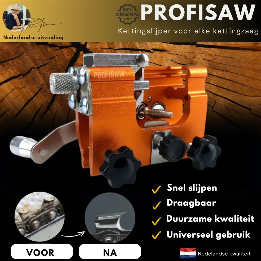 ProfiSaw – het origineel – universele kettingslijper voor elke kettingzaag